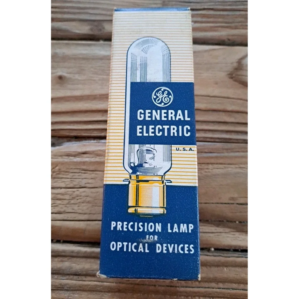 Vintage General Electric DGS-PH/1M/T12/120V Precision Lamp for Optical Devices